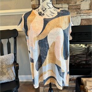 Rachel Zoe Short Sleeve Linen Shirt